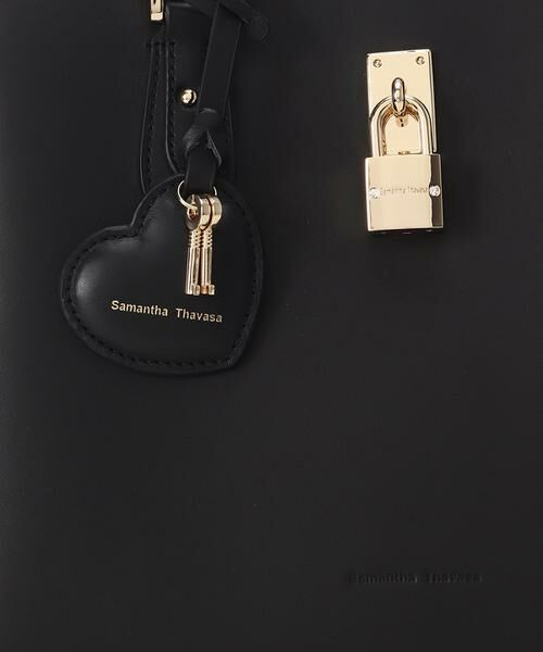 Samantha Thavasa / サマンサタバサ ハンドバッグ | ハートモチーフレザーハンドバッグ 大サイズ | 詳細5