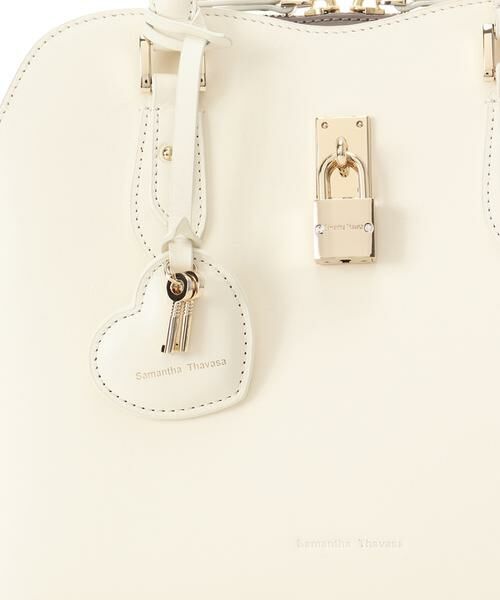 Samantha Thavasa / サマンサタバサ ハンドバッグ | ハートモチーフレザーハンドバッグ 大サイズ | 詳細11