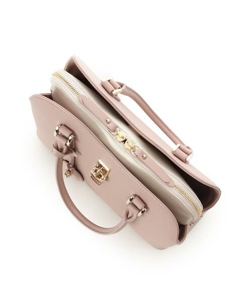 Samantha Thavasa / サマンサタバサ ハンドバッグ | ハートモチーフレザーハンドバッグ 大サイズ | 詳細15