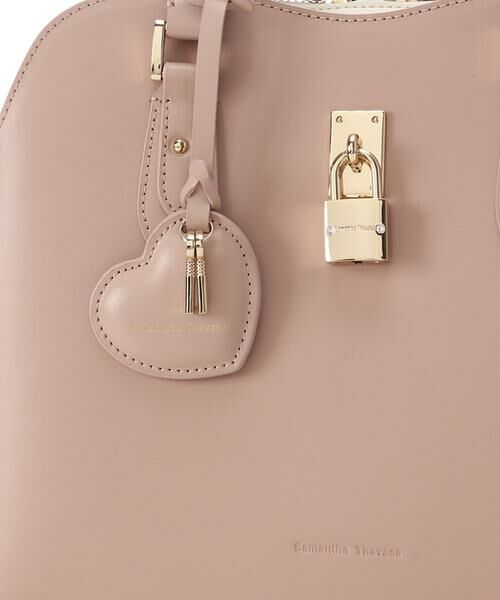 Samantha Thavasa / サマンサタバサ ハンドバッグ | ハートモチーフレザーハンドバッグ 大サイズ | 詳細17