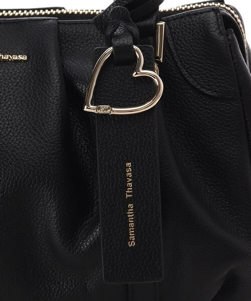 Samantha Thavasa / サマンサタバサ ハンドバッグ | タックデザインソフトレザーハンドバッグ | 詳細5