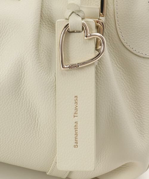 Samantha Thavasa / サマンサタバサ ハンドバッグ | タックデザインソフトレザーハンドバッグ | 詳細11