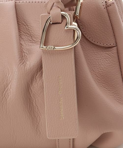 Samantha Thavasa / サマンサタバサ ハンドバッグ | タックデザインソフトレザーハンドバッグ | 詳細17