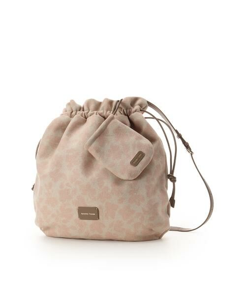 Samantha Thavasa / サマンサタバサ ショルダーバッグ | ミニ巾着ポーチつき フラワーデザインショルダーバッグ | 詳細6