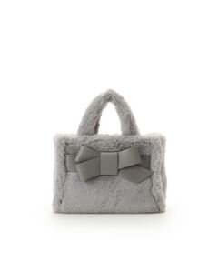 Samantha Thavasa / サマンサタバサ ハンドバッグ | ワンポイントリボン ファーバッグ