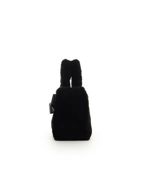 Samantha Thavasa / サマンサタバサ ハンドバッグ | ワンポイントリボン ファーバッグ | 詳細1
