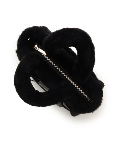 Samantha Thavasa / サマンサタバサ ハンドバッグ | ワンポイントリボン ファーバッグ | 詳細3