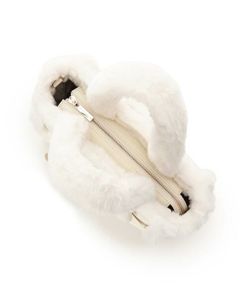 Samantha Thavasa / サマンサタバサ ハンドバッグ | ワンポイントリボン ファーバッグ | 詳細9