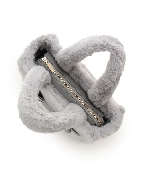 Samantha Thavasa / サマンサタバサ ハンドバッグ | ワンポイントリボン ファーバッグ | 詳細21