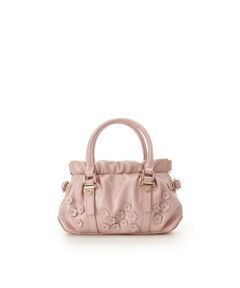 Samantha Thavasa / サマンサタバサ ハンドバッグ | [Holiday Collection]フラワーデザイン サマンサ ルプリュ・ミニョン ハンドバッグ ミニサイズ