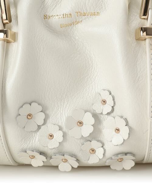Samantha Thavasa / サマンサタバサ ハンドバッグ | [Holiday Collection]フラワーデザイン サマンサ ルプリュ・ミニョン ハンドバッグ ミニサイズ | 詳細5
