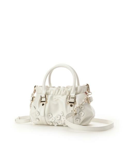 Samantha Thavasa / サマンサタバサ ハンドバッグ | [Holiday Collection]フラワーデザイン サマンサ ルプリュ・ミニョン ハンドバッグ ミニサイズ | 詳細6