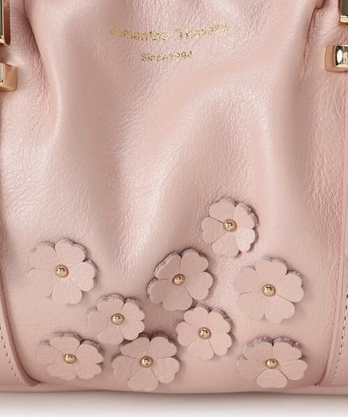 Samantha Thavasa / サマンサタバサ ハンドバッグ | [Holiday Collection]フラワーデザイン サマンサ ルプリュ・ミニョン ハンドバッグ ミニサイズ | 詳細11