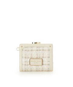 Samantha Thavasa / サマンサタバサ 財布・コインケース・マネークリップ | [Holiday Collection]ファンシーツイード口金折財布