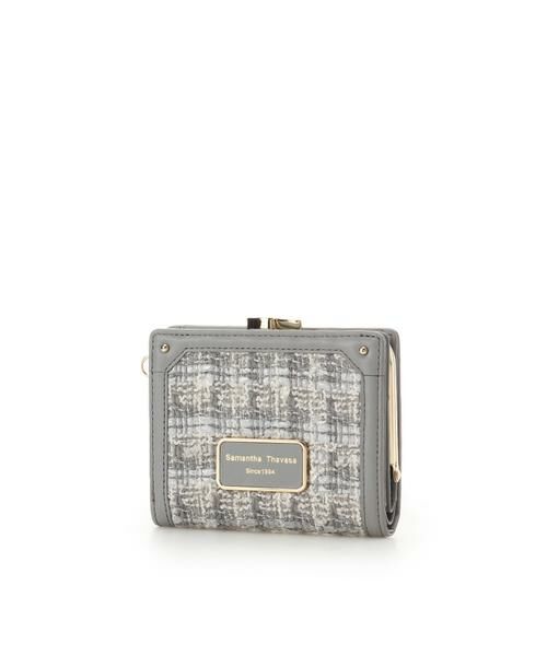 Samantha Thavasa / サマンサタバサ 財布・コインケース・マネークリップ | [Holiday Collection]ファンシーツイード口金折財布 | 詳細7