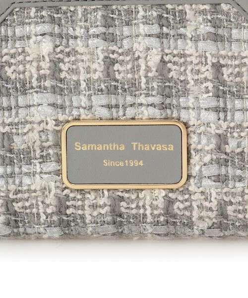 Samantha Thavasa / サマンサタバサ 財布・コインケース・マネークリップ | [Holiday Collection]ファンシーツイード口金折財布 | 詳細12