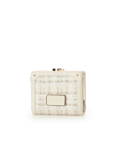 Samantha Thavasa / サマンサタバサ 財布・コインケース・マネークリップ | [Holiday Collection]ファンシーツイード口金折財布 | 詳細13