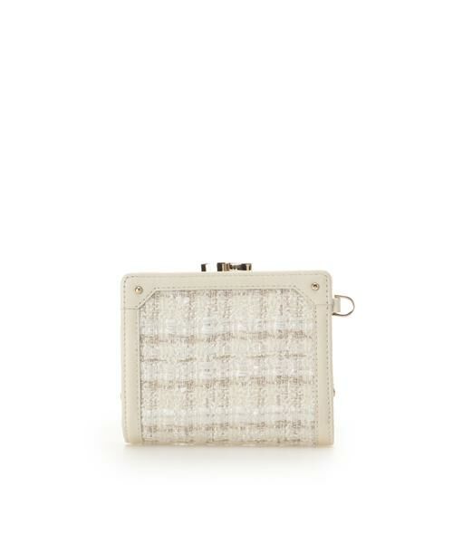 Samantha Thavasa / サマンサタバサ 財布・コインケース・マネークリップ | [Holiday Collection]ファンシーツイード口金折財布 | 詳細14