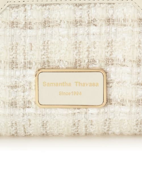 Samantha Thavasa / サマンサタバサ 財布・コインケース・マネークリップ | [Holiday Collection]ファンシーツイード口金折財布 | 詳細18