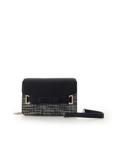 Samantha Thavasa / サマンサタバサ ショルダーバッグ | ループツイードデザイン エムシュシュⅢ ショルダーバッグ