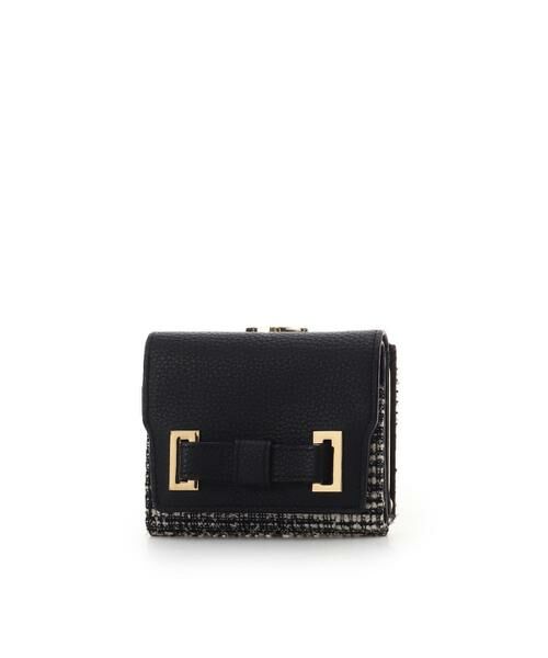 Samantha Thavasa / サマンサタバサ 財布・コインケース・マネークリップ | ループツイードデザイン エムシュシュⅢ 口金折財布 | 詳細1