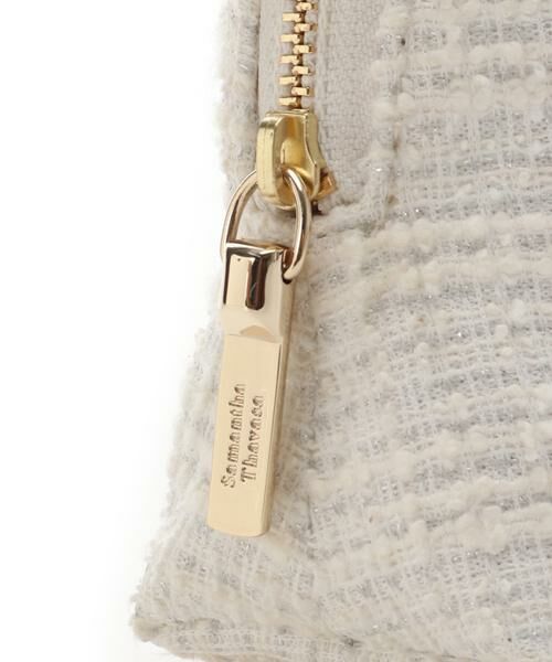 Samantha Thavasa / サマンサタバサ ポーチ | ループツイードデザイン エムシュシュⅢ ポーチ | 詳細17