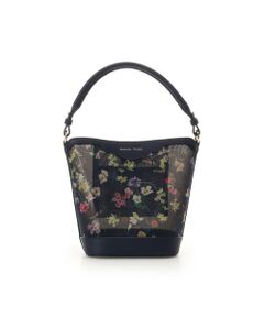 Samantha Thavasa / サマンサタバサ ハンドバッグ | フラワーモチーフチュール ワンハンドルバッグ