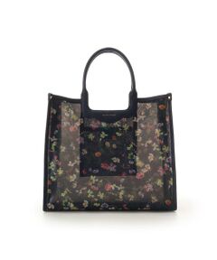 Samantha Thavasa / サマンサタバサ トートバッグ | フラワーモチーフチュール トートバッグ