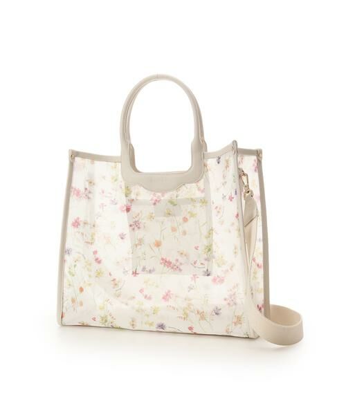 Samantha Thavasa / サマンサタバサ トートバッグ | フラワーモチーフチュール トートバッグ | 詳細6