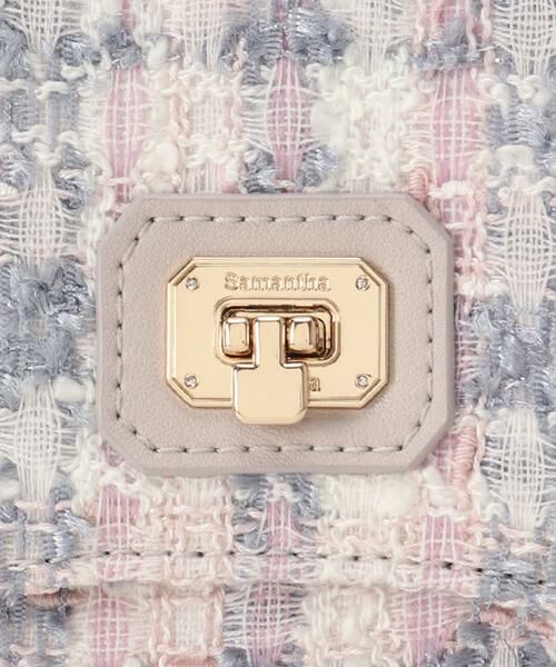 Samantha Thavasa / サマンサタバサ ハンドバッグ | オリジナル金具ツイード ワンハンドルバッグ | 詳細5