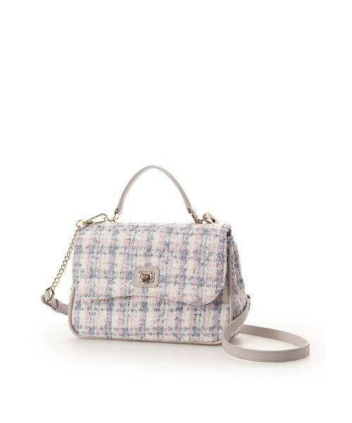 Samantha Thavasa / サマンサタバサ ハンドバッグ | オリジナル金具ツイード ワンハンドルバッグ | 詳細6