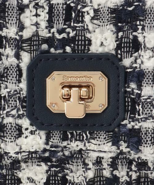 Samantha Thavasa / サマンサタバサ ハンドバッグ | オリジナル金具ツイード ワンハンドルバッグ | 詳細11