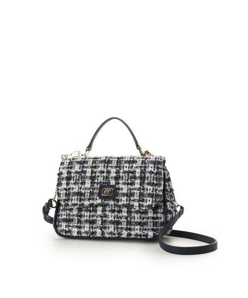 Samantha Thavasa / サマンサタバサ ハンドバッグ | オリジナル金具ツイード ワンハンドルバッグ | 詳細12