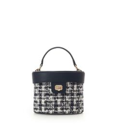 Samantha Thavasa / サマンサタバサ ハンドバッグ | オリジナル金具ツイード バニティバッグ