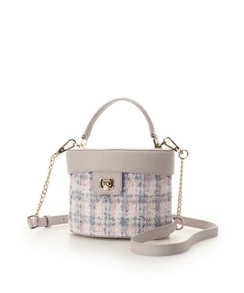 Samantha Thavasa / サマンサタバサ ハンドバッグ | オリジナル金具ツイード バニティバッグ | 詳細6