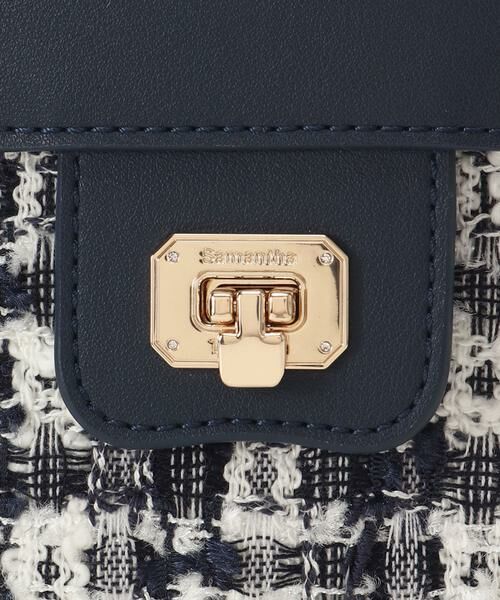 Samantha Thavasa / サマンサタバサ ハンドバッグ | オリジナル金具ツイード バニティバッグ | 詳細11