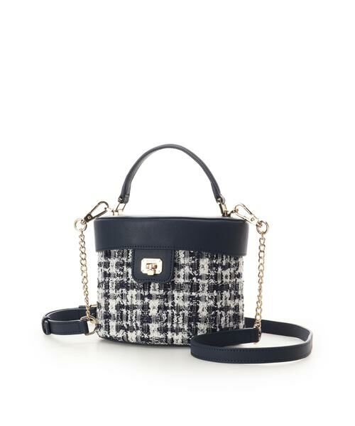 Samantha Thavasa / サマンサタバサ ハンドバッグ | オリジナル金具ツイード バニティバッグ | 詳細12