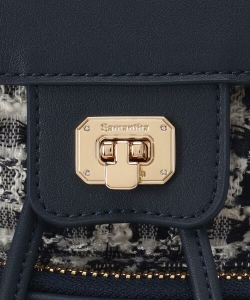 Samantha Thavasa / サマンサタバサ リュック・バックパック | オリジナル金具ツイード リュック | 詳細11