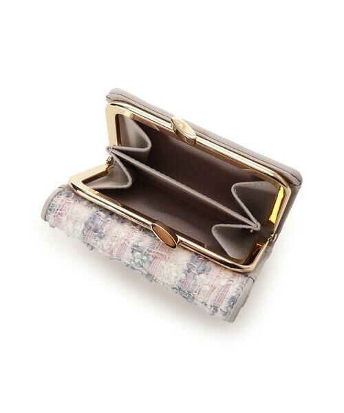 Samantha Thavasa / サマンサタバサ 財布・コインケース・マネークリップ | オリジナル金具ツイード 折財布 | 詳細5