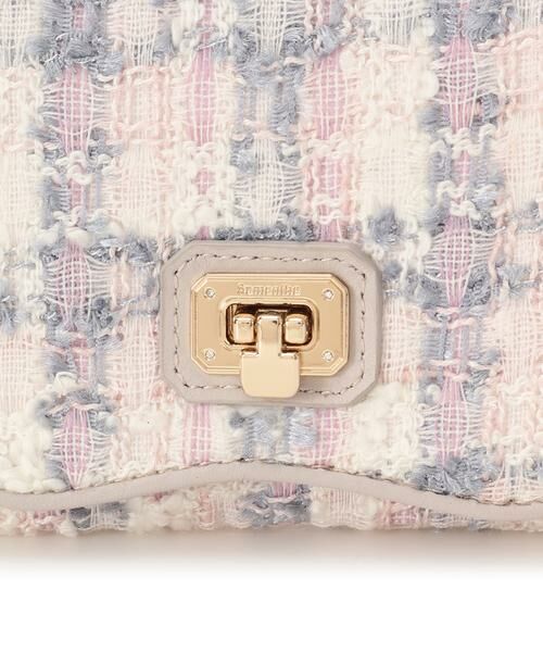 Samantha Thavasa / サマンサタバサ 財布・コインケース・マネークリップ | オリジナル金具ツイード 折財布 | 詳細6