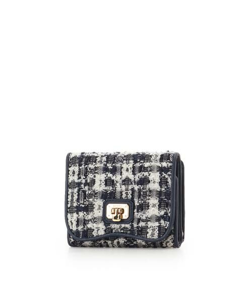 Samantha Thavasa / サマンサタバサ 財布・コインケース・マネークリップ | オリジナル金具ツイード 折財布 | 詳細7