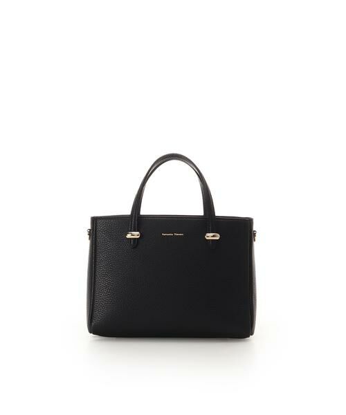 Samantha Thavasa / サマンサタバサ ハンドバッグ | イタリアンシュリンクレザー ハンドバッグ（ブラック）