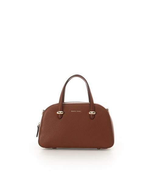 Samantha Thavasa / サマンサタバサ ハンドバッグ | イタリアンシュリンクレザー ボストンバッグ（キャメル）
