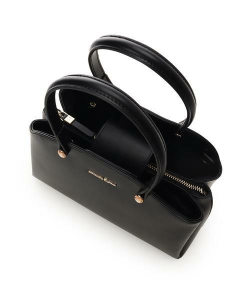 Samantha Thavasa / サマンサタバサ ハンドバッグ | オリジナル金具ガラス調レザーハンドバッグ | 詳細3