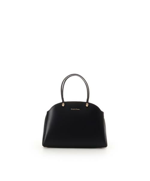 Samantha Thavasa / サマンサタバサ ハンドバッグ | オリジナル金具ガラス調レザーハンドバッグ（ブラック）