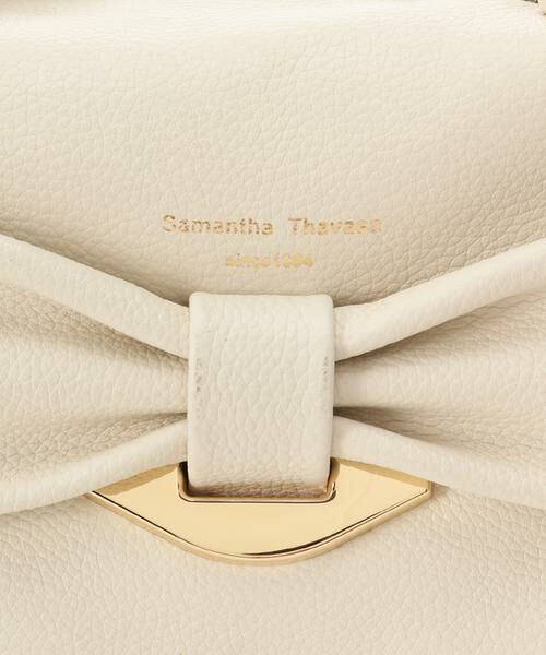 Samantha Thavasa / サマンサタバサ ハンドバッグ | リボンモチーフ レザーハンドバッグ | 詳細11