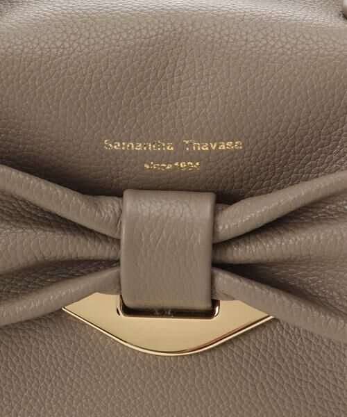 Samantha Thavasa / サマンサタバサ ハンドバッグ | リボンモチーフ レザーハンドバッグ | 詳細17