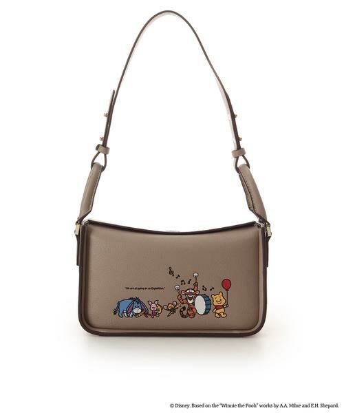 Samantha Thavasa / サマンサタバサ ショルダーバッグ | 「くまのプーさん」コレクション ショルダーバッグ（プーさんと仲間たち）（グレージュ）