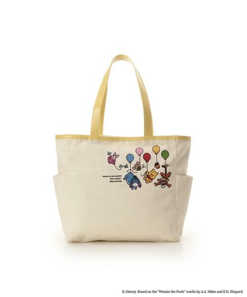 Samantha Thavasa / サマンサタバサ トートバッグ | 「くまのプーさん」コレクション サマタバパッチワークトート（イエロー）