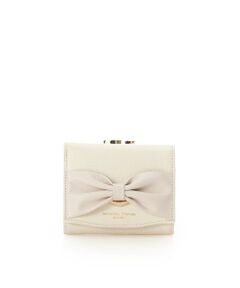 Samantha Thavasa / サマンサタバサ 財布・コインケース・マネークリップ | バイカラーリボンモチーフ口金折財布